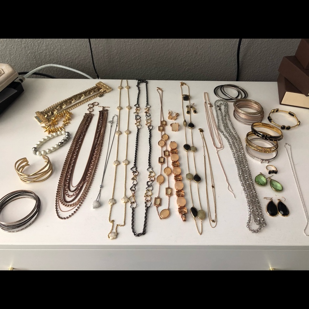 Jewelry!Stella & dot, Kate spade, Swarovski, loft!